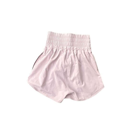 Nike dri-fit woman’s XS high waisted light purple training running shorts New - Picture 2 of 3